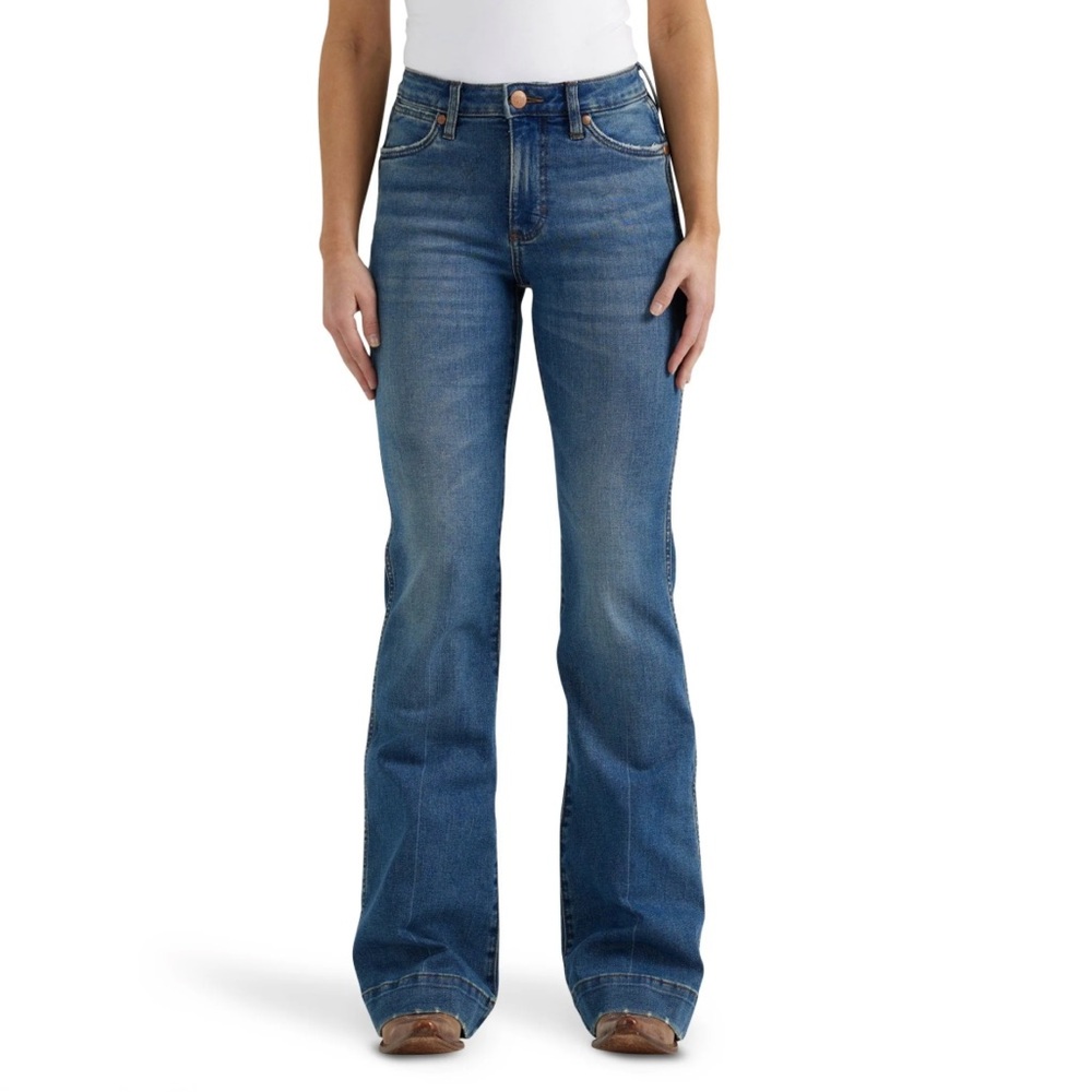 Wrangler Women's High Rise Jeans - Blue